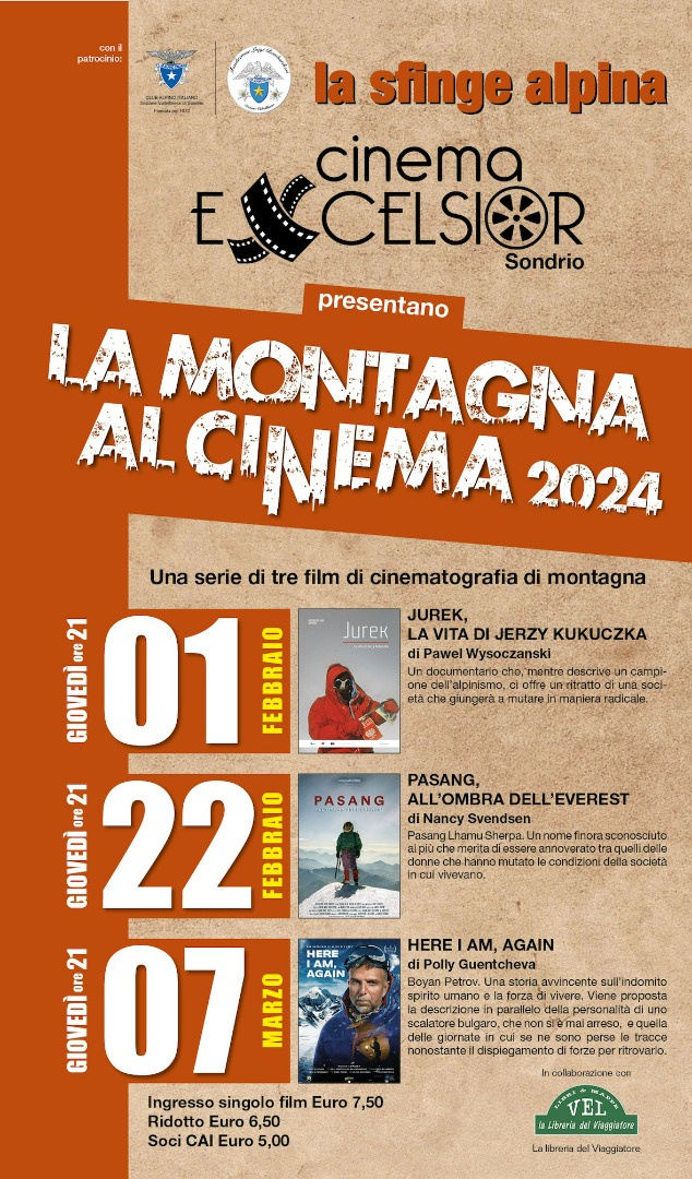 La Montagna al cinema 2024 Fondazione Bombardieri